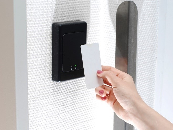 unlocking the door to your business with a smart security key card